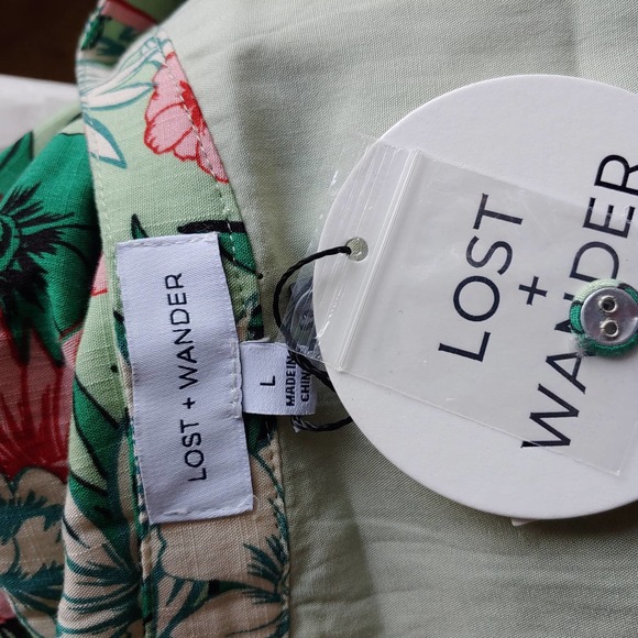 Lost + Wander Maxi Sleeveless with peep hole in the middle of dress Size L - Picture 10 of 10